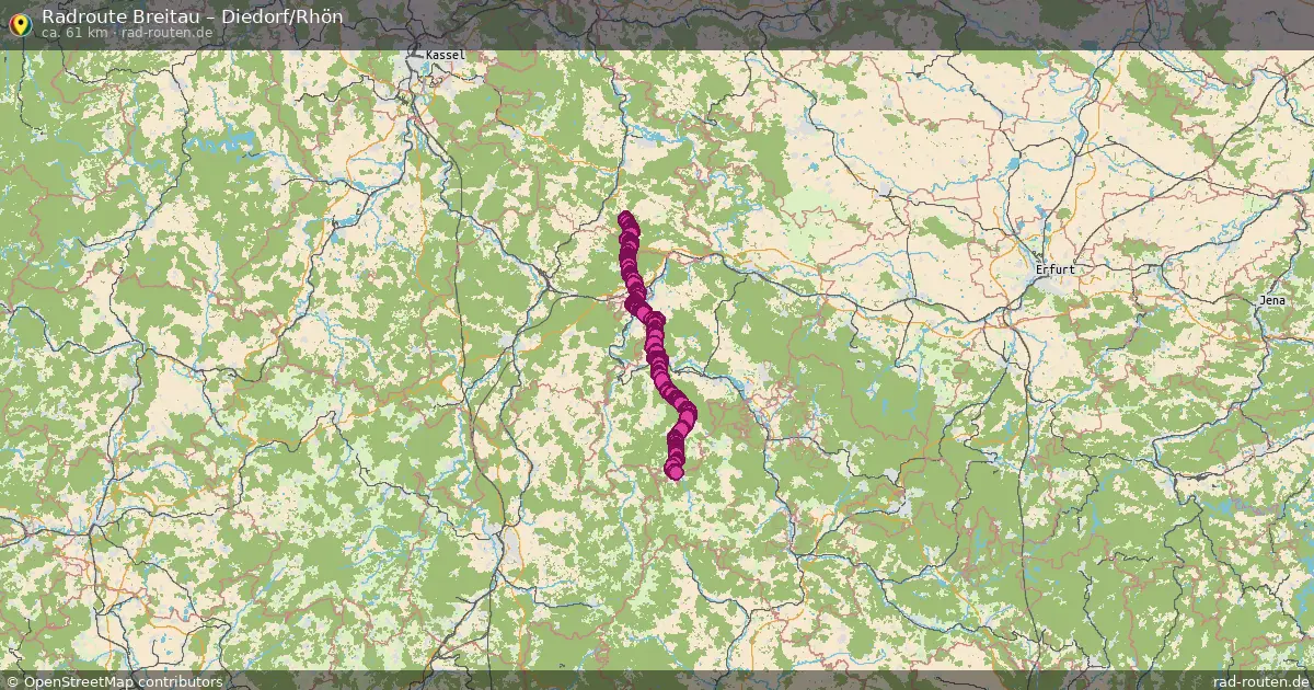 Radtour Breitau – Diedorf Rhön