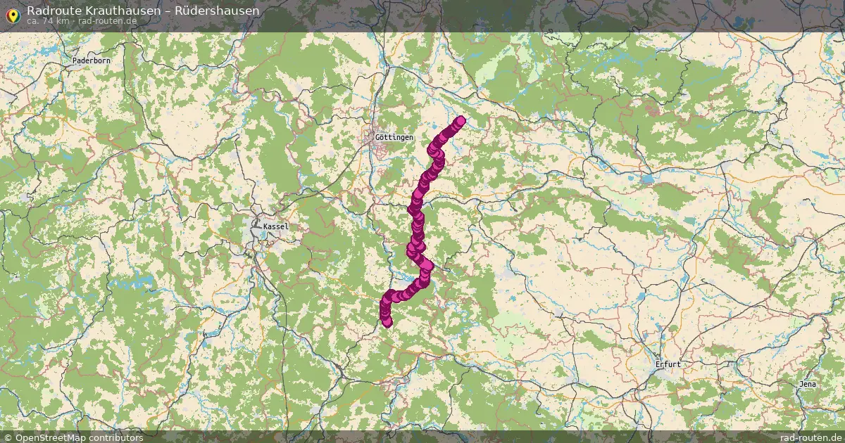 Radtour Krauthausen – Rüdershausen