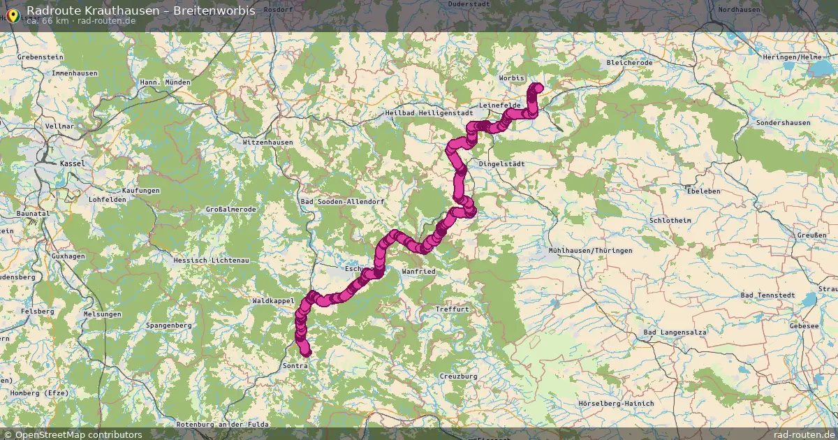 Radtour Krauthausen – Breitenworbis