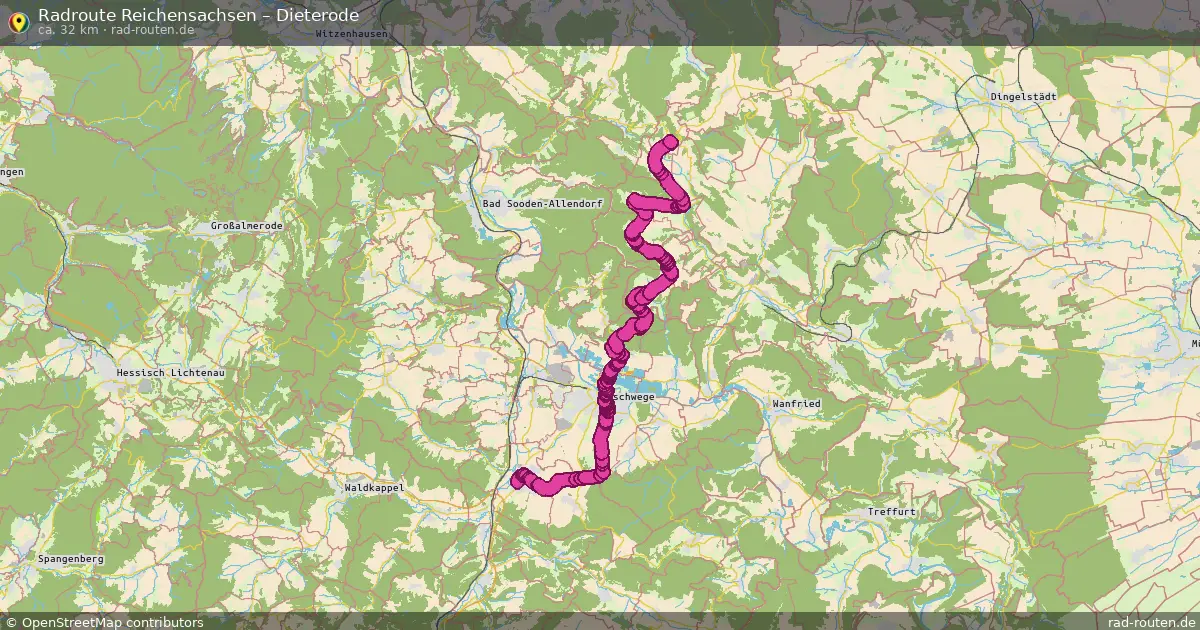 Radtour Reichensachsen – Dieterode