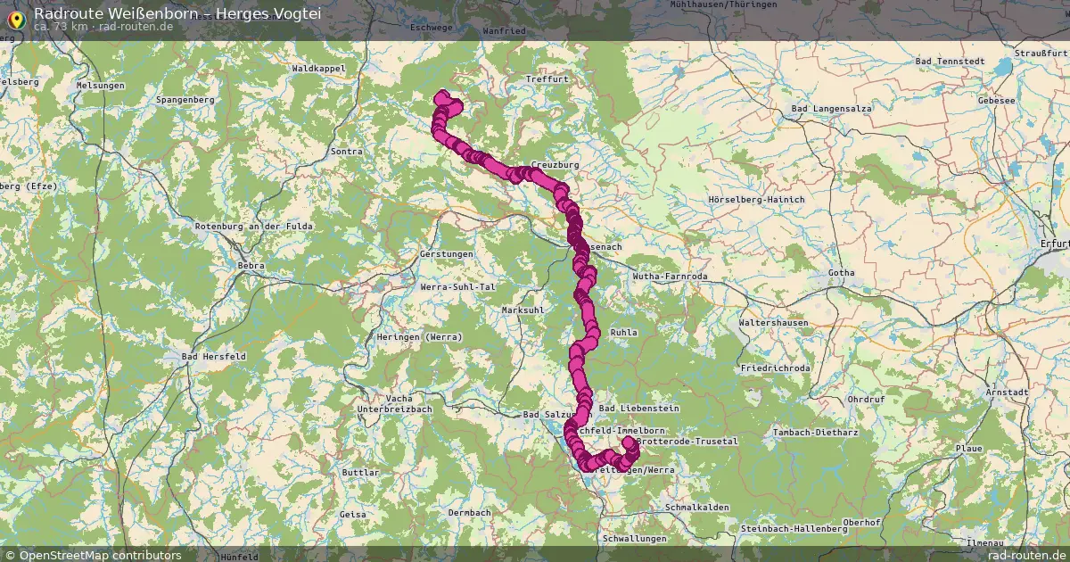 Radtour Weißenborn – Herges Vogtei