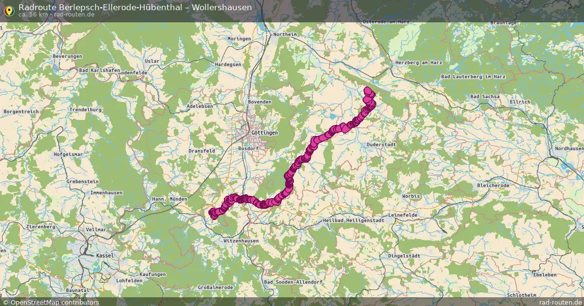 Radtour Berlepsch-Ellerode-Hübenthal – Wollershausen