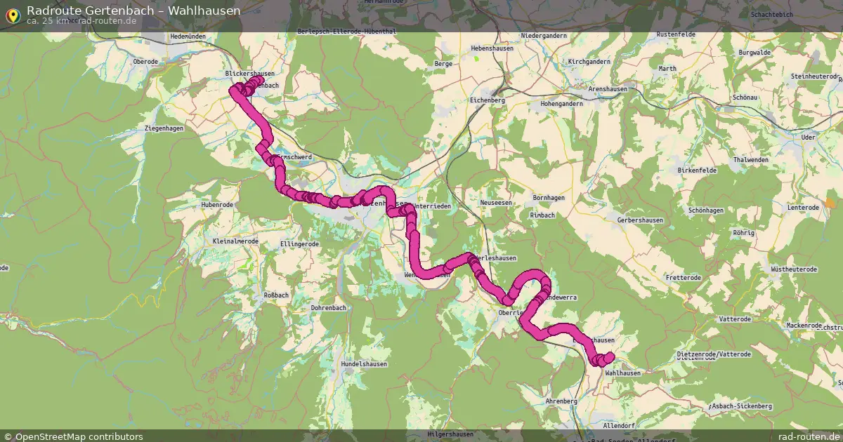 Radtour Gertenbach – Wahlhausen
