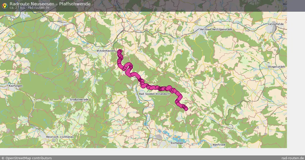 Radtour Neuseesen – Pfaffschwende