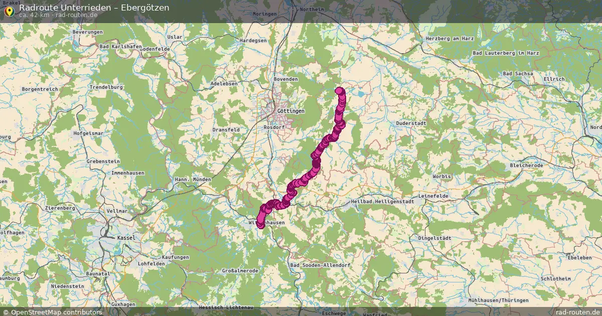 Radtour Unterrieden – Ebergötzen