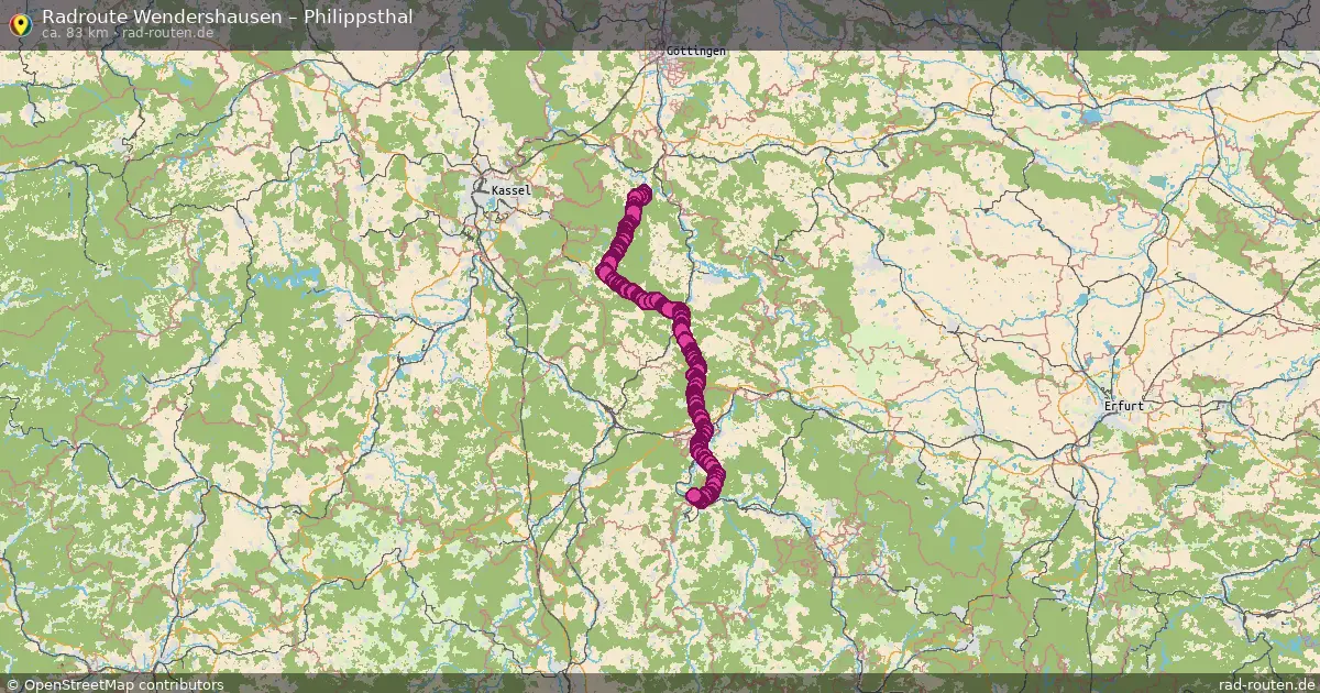 Fahrradroute Wendershausen – Philippsthal
