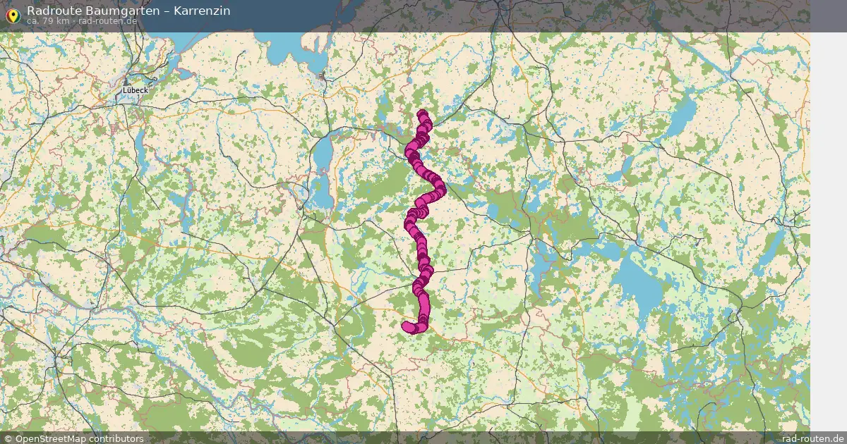 Radtour Baumgarten – Karrenzin