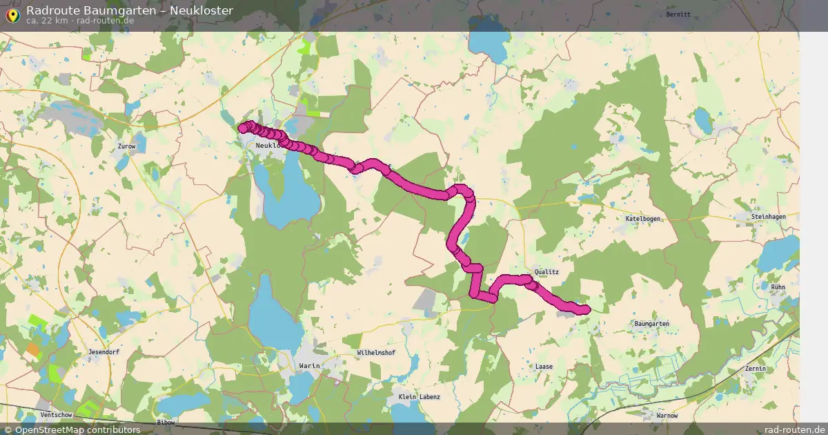 Radtour Baumgarten – Neukloster