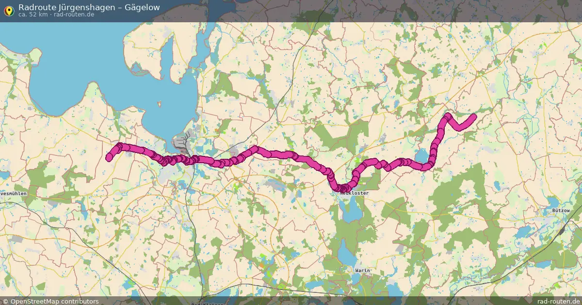 Radtour Jürgenshagen – Gägelow
