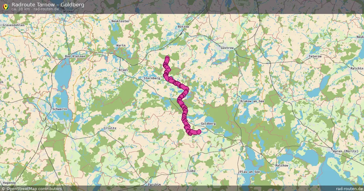 Radtour Tarnow – Goldberg
