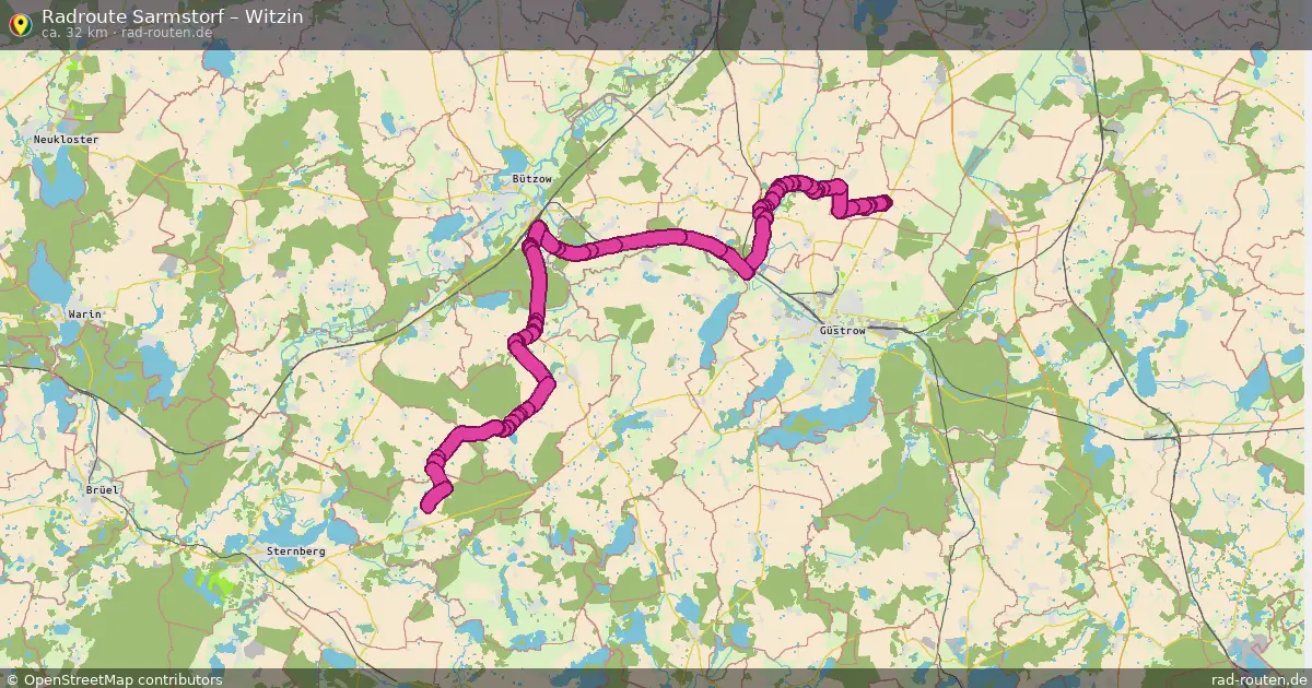 Radtour Sarmstorf – Witzin