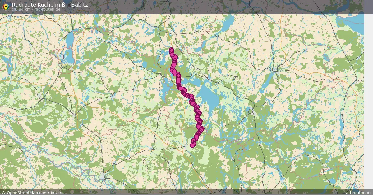 Radtour Kuchelmiß – Babitz