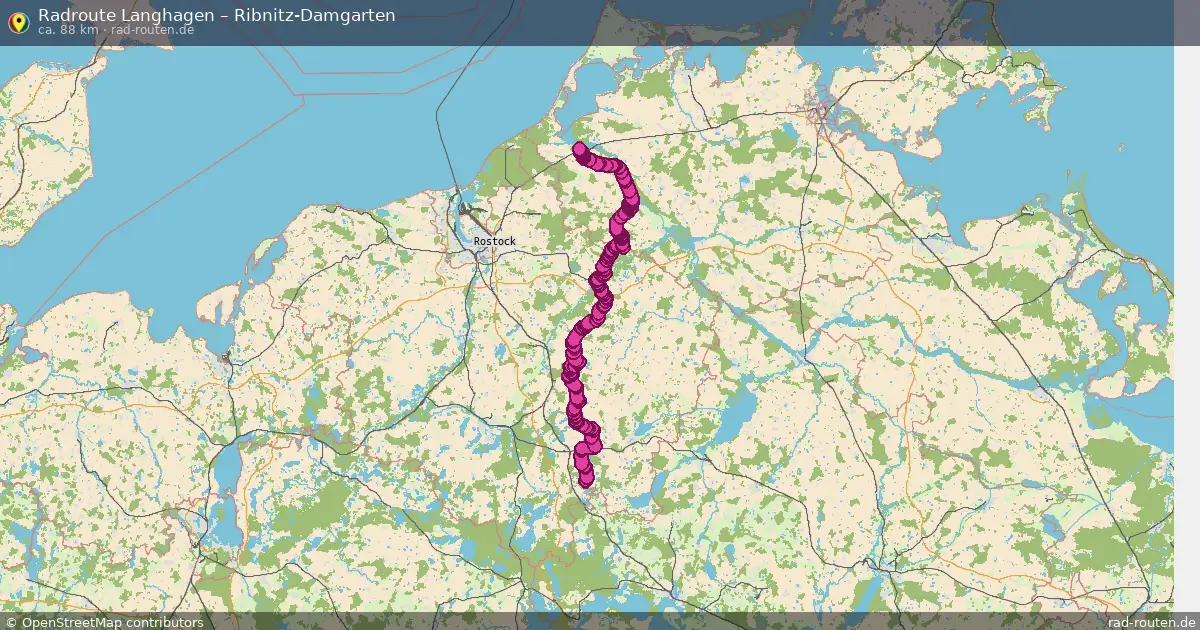 Radtour Langhagen – Ribnitz-Damgarten