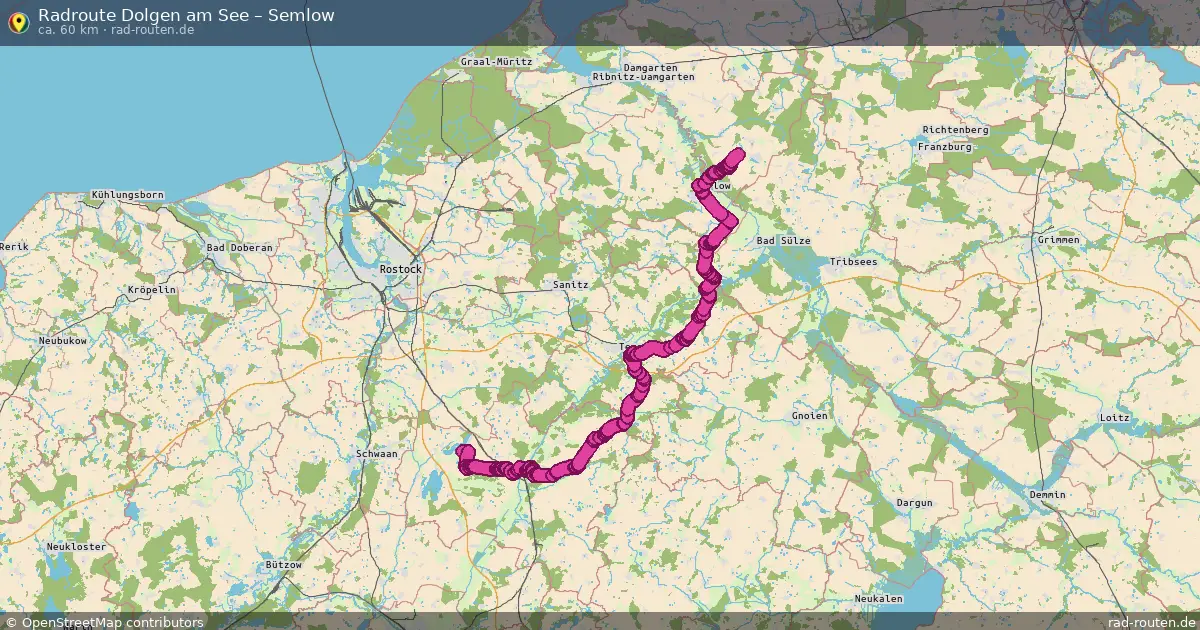 Radtour Dolgen Am See – Semlow