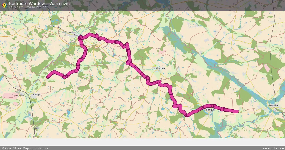 Radtour Wardow – Warrenzin