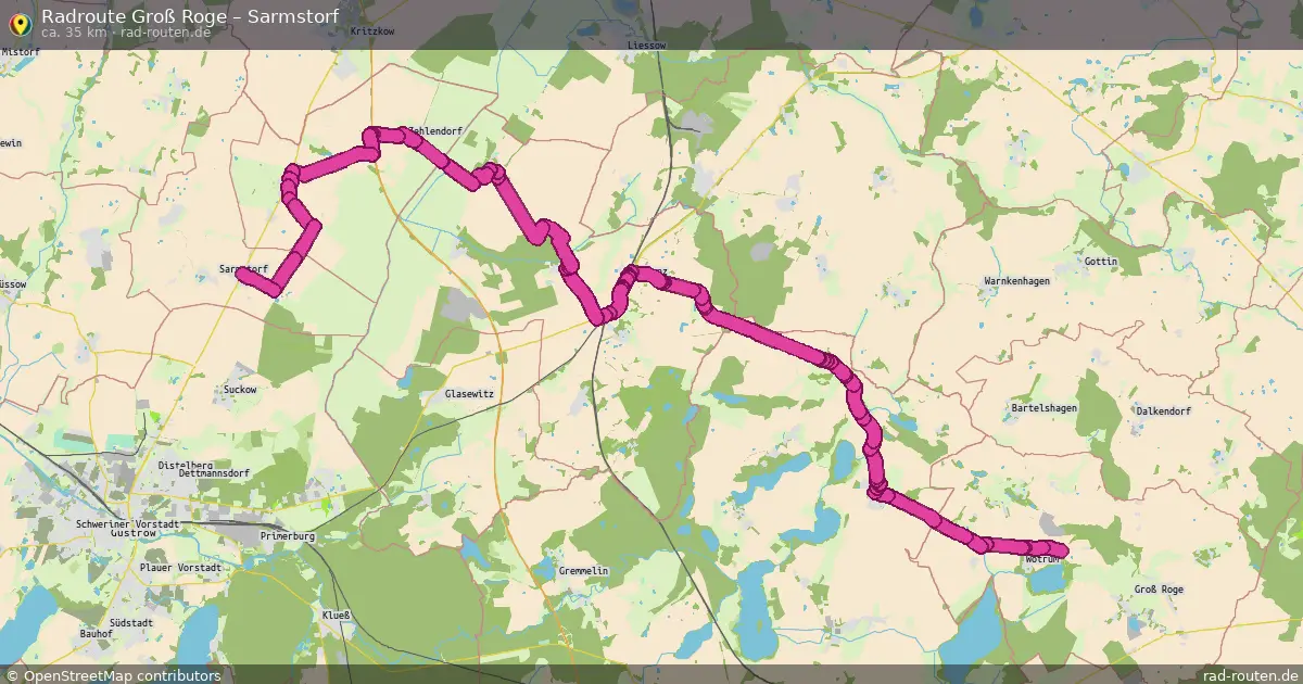 Radtour Groß Roge – Sarmstorf