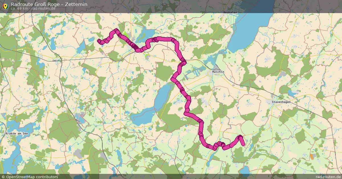 Radtour Groß Roge – Zettemin