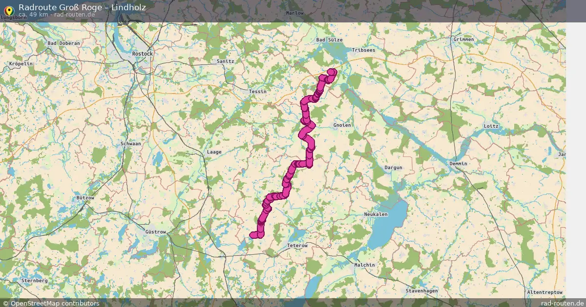 Radtour Groß Roge – Lindholz