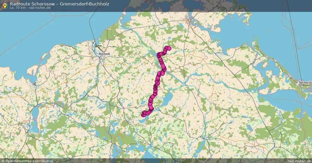 Radtour Schorssow – Gremersdorf-Buchholz