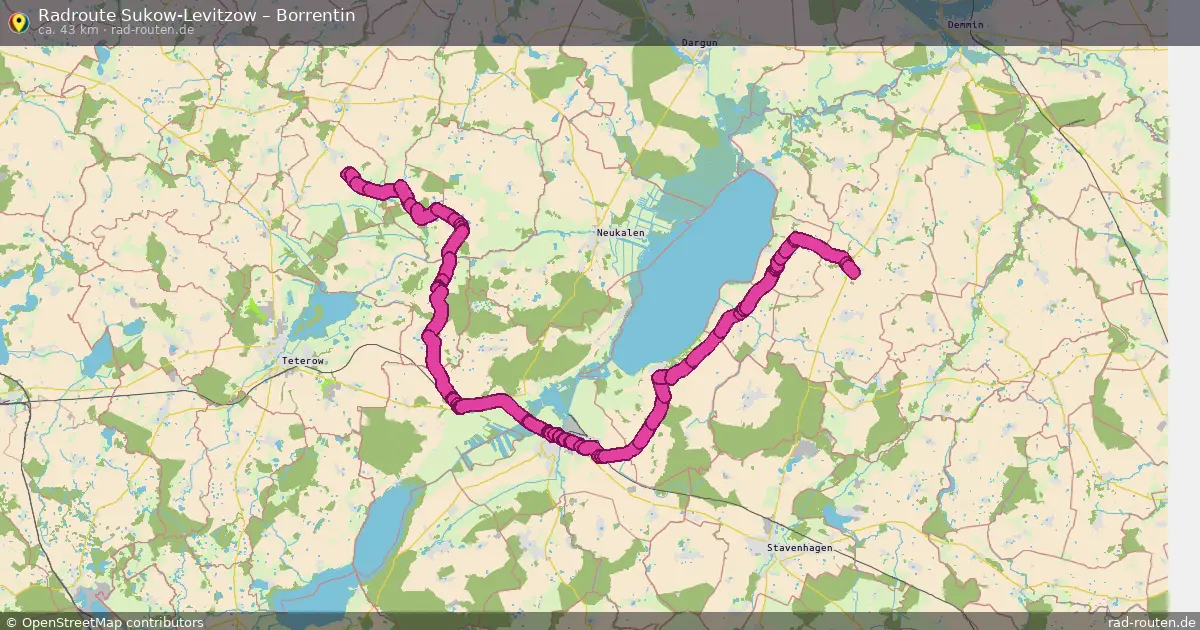 Radtour Sukow-Levitzow – Borrentin