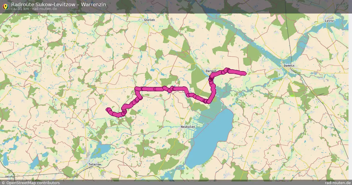 Radtour Sukow-Levitzow – Warrenzin