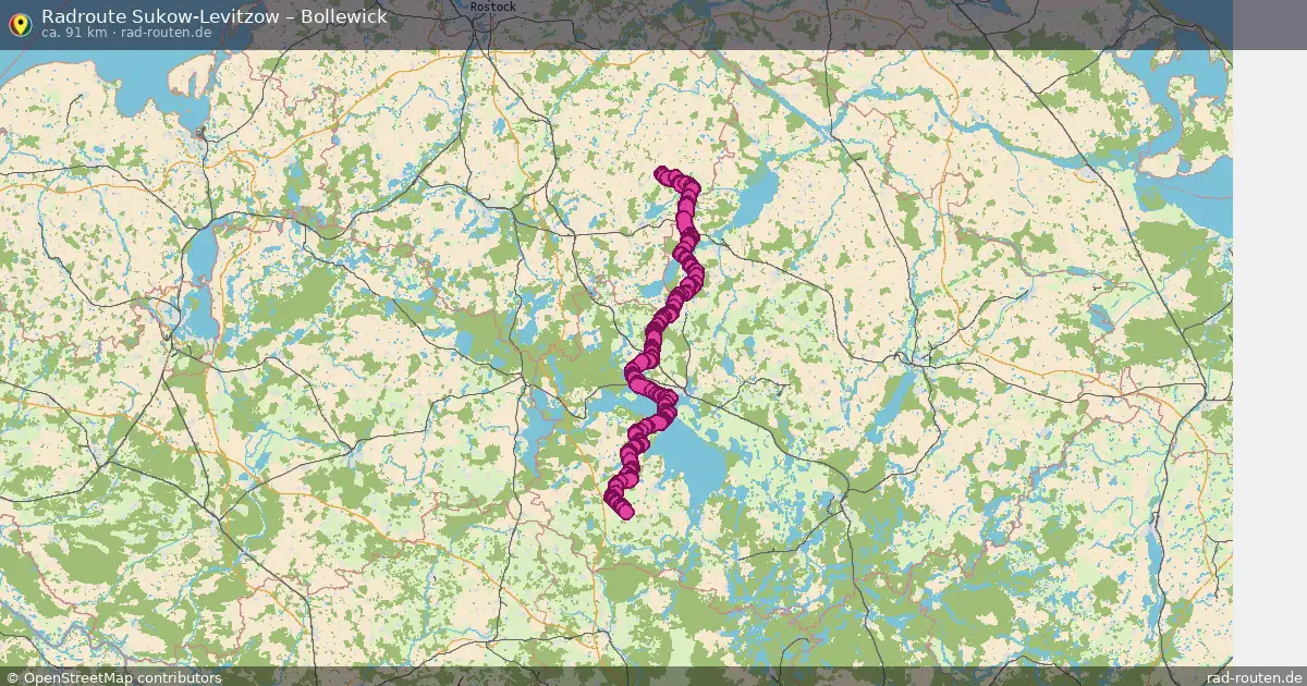 Radtour Sukow-Levitzow – Bollewick