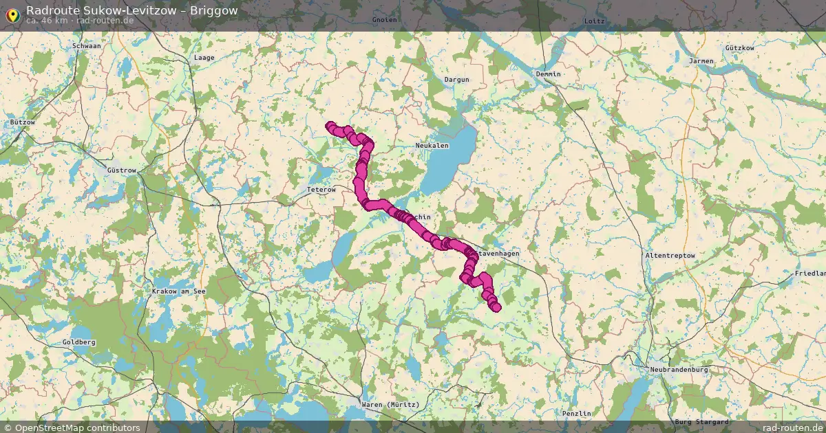 Radtour Sukow-Levitzow – Briggow