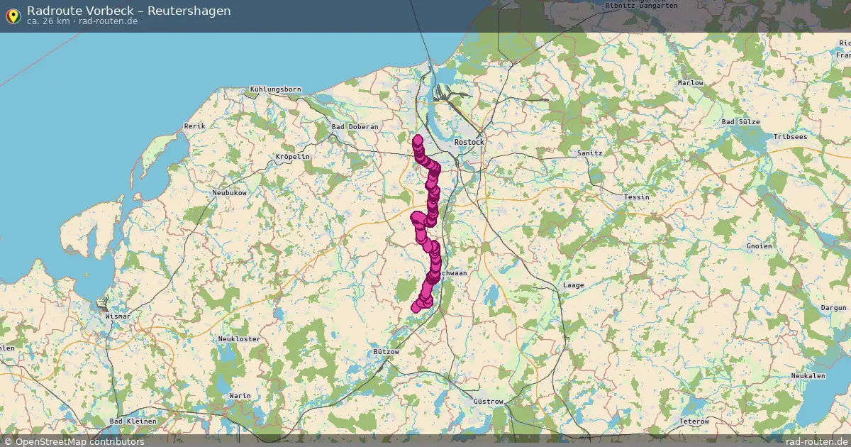 Radtour Vorbeck – Reutershagen
