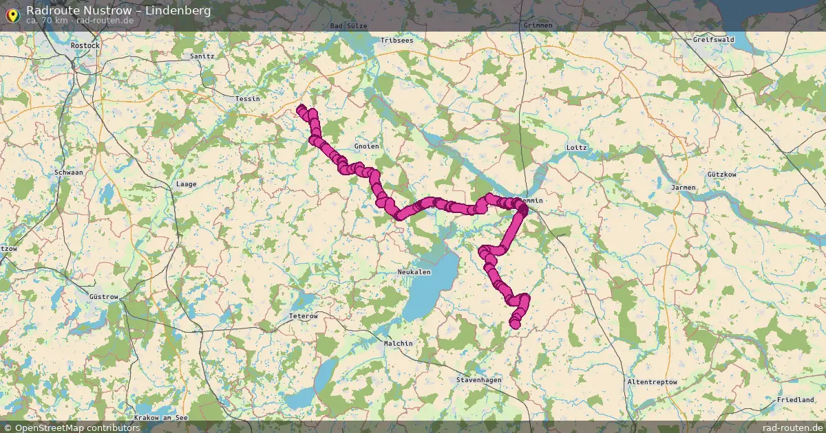 Radtour Nustrow – Lindenberg