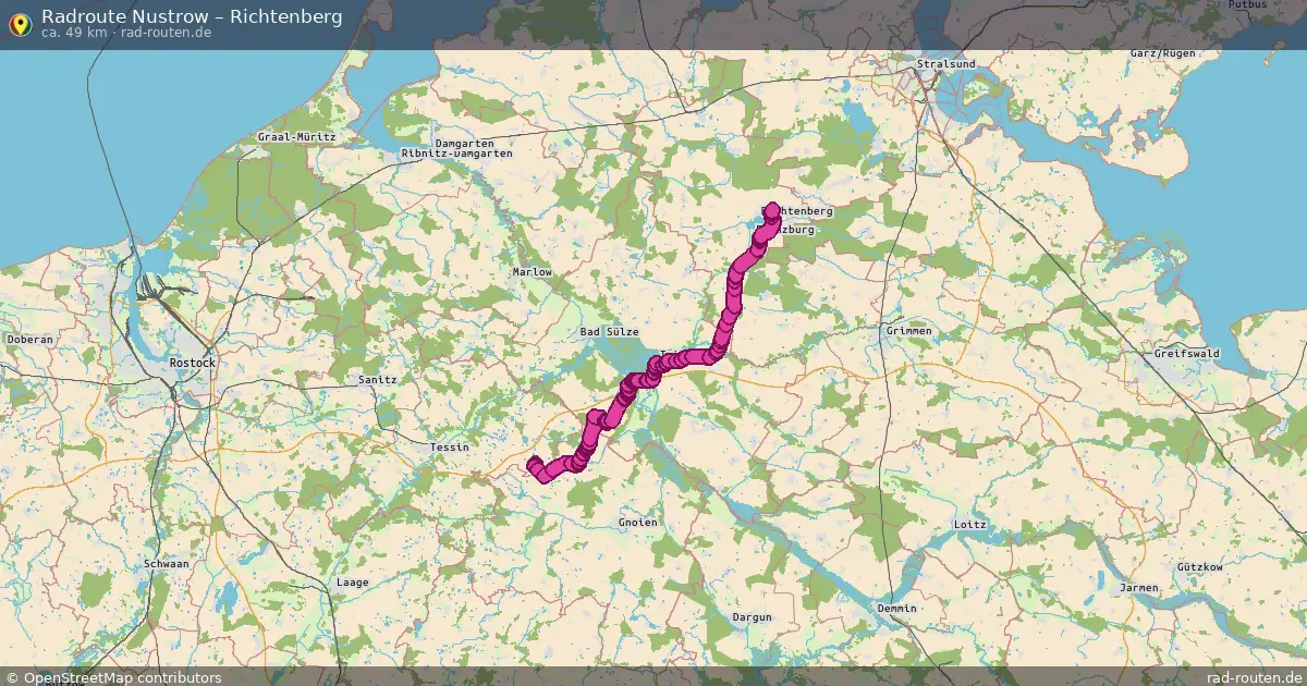 Radtour Nustrow – Richtenberg