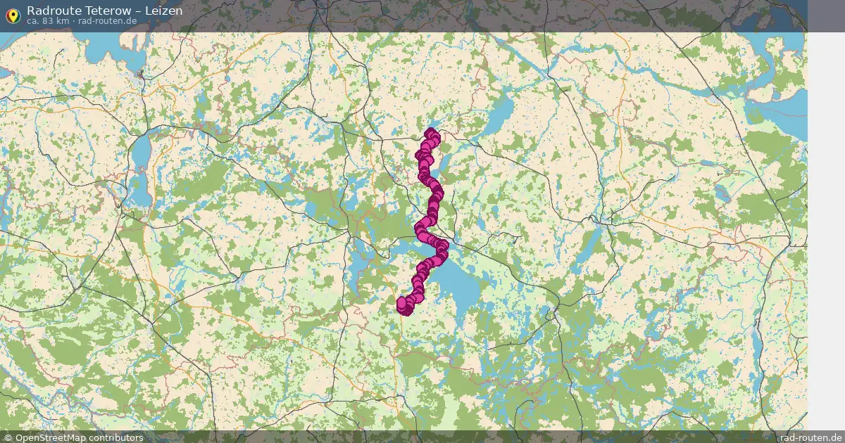 Radtour Teterow – Leizen