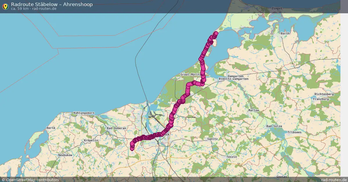 Radtour Stäbelow – Ahrenshoop