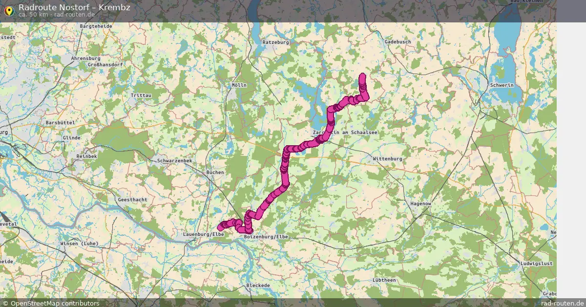 Radtour Nostorf – Krembz