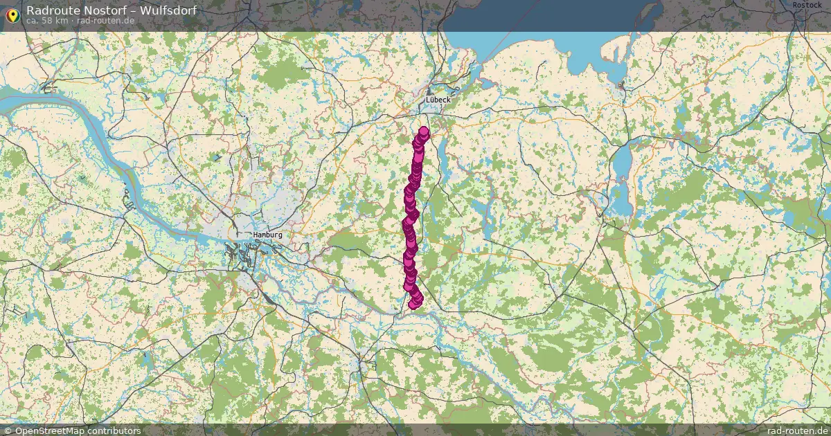Radtour Nostorf – Wulfsdorf
