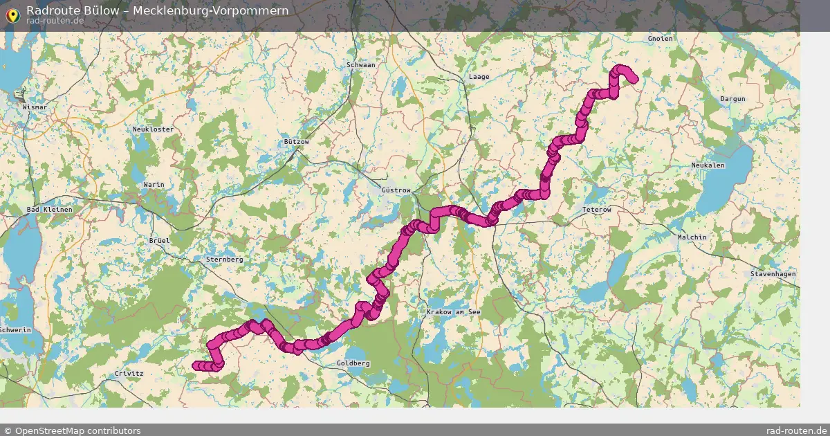 Radtour Bülow – Mecklenburg-Vorpommern