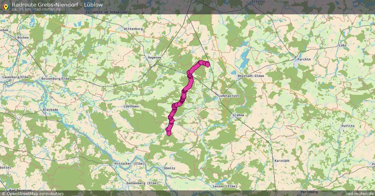 Radtour Grebs-Niendorf – Lüblow