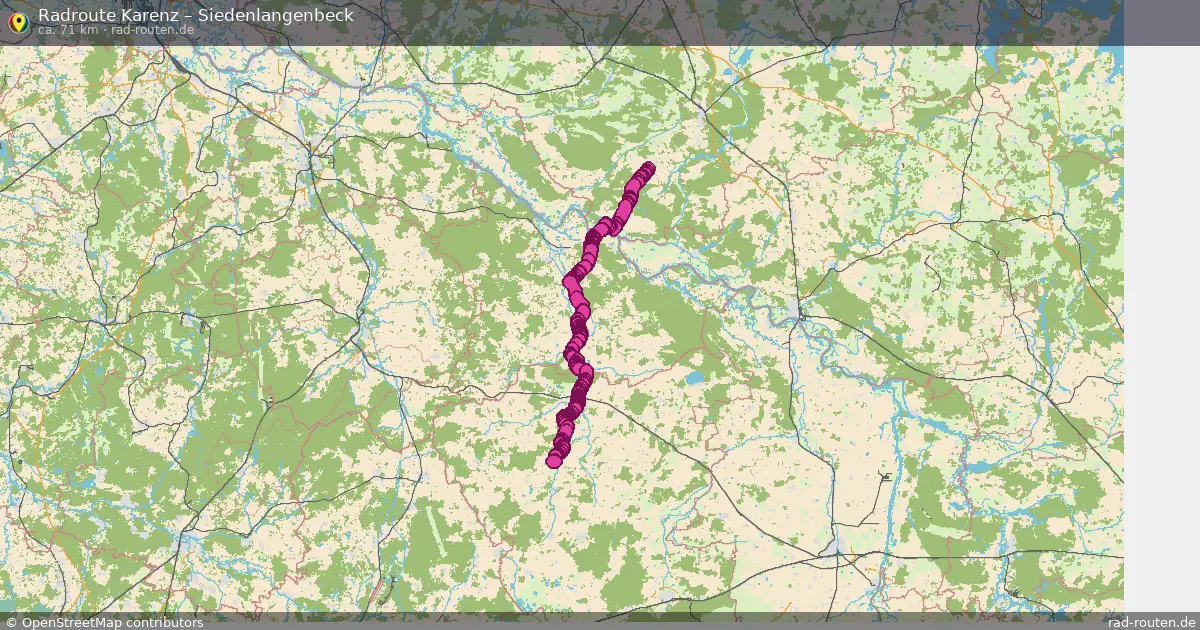 Radtour Karenz – Siedenlangenbeck