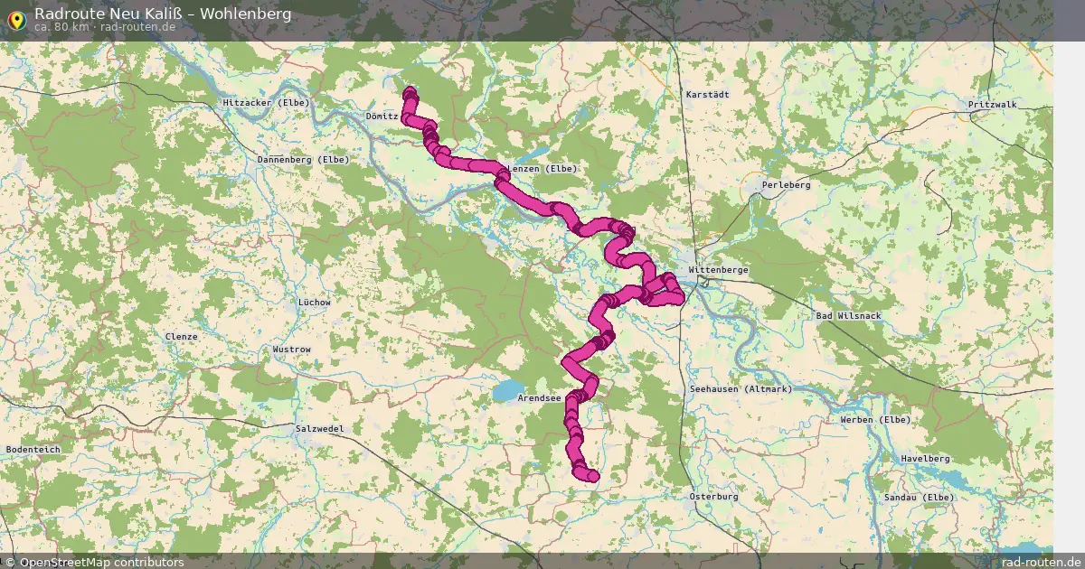Radtour Neu Kaliß – Wohlenberg