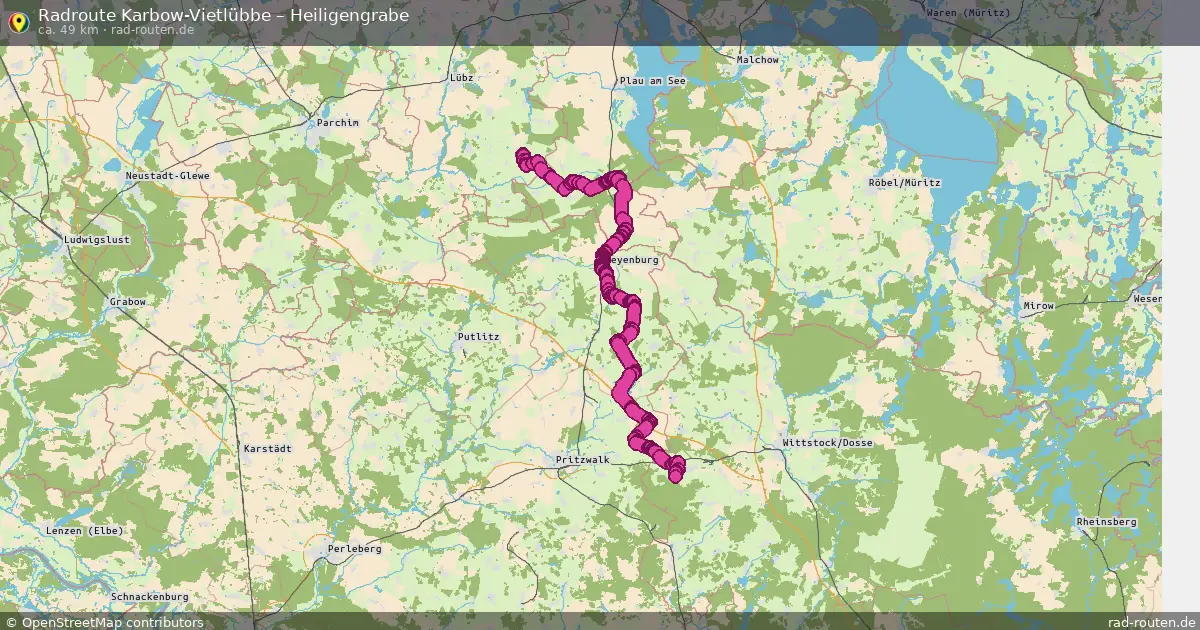 Radtour Karbow-Vietlübbe – Heiligengrabe