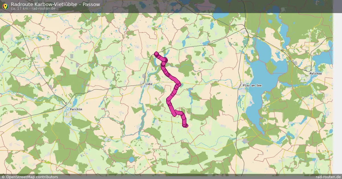 Radtour Karbow-Vietlübbe – Passow