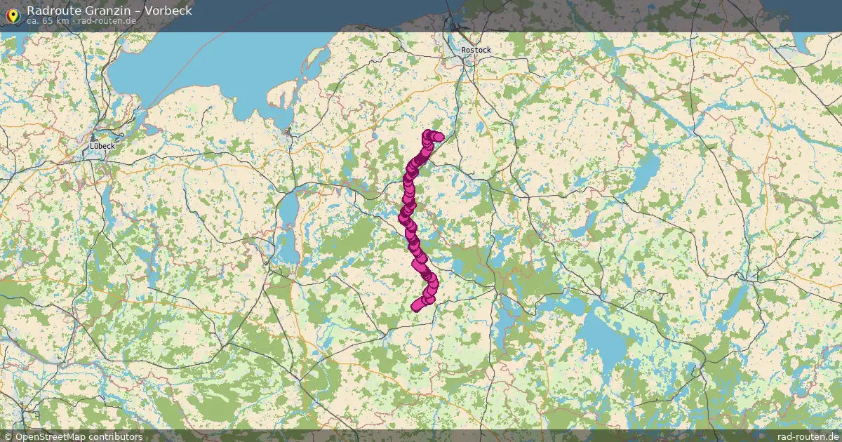 Radtour Granzin – Vorbeck