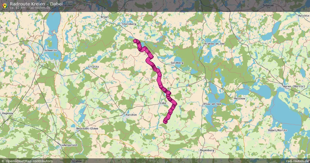 Radtour Kreien – Dabel