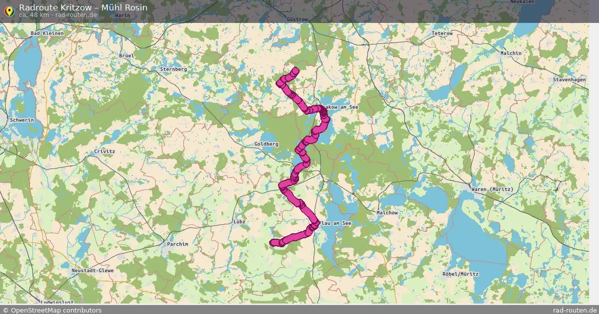Radtour Kritzow – Mühl Rosin
