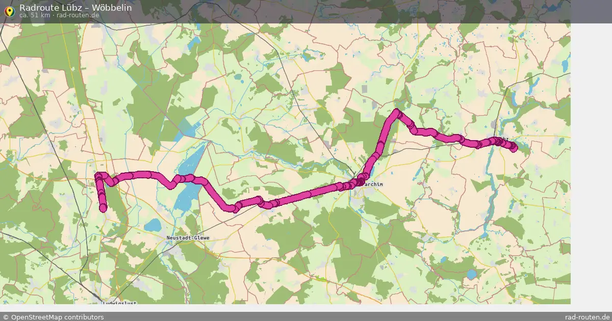 Radtour Lübz – Wöbbelin