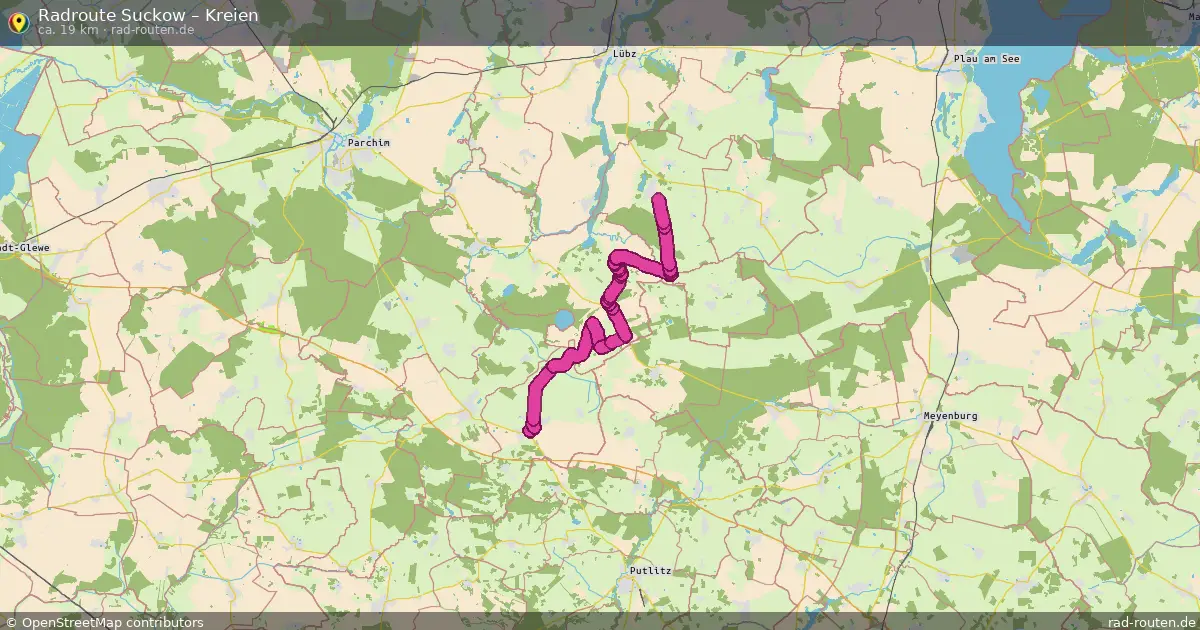 Radtour Suckow – Kreien