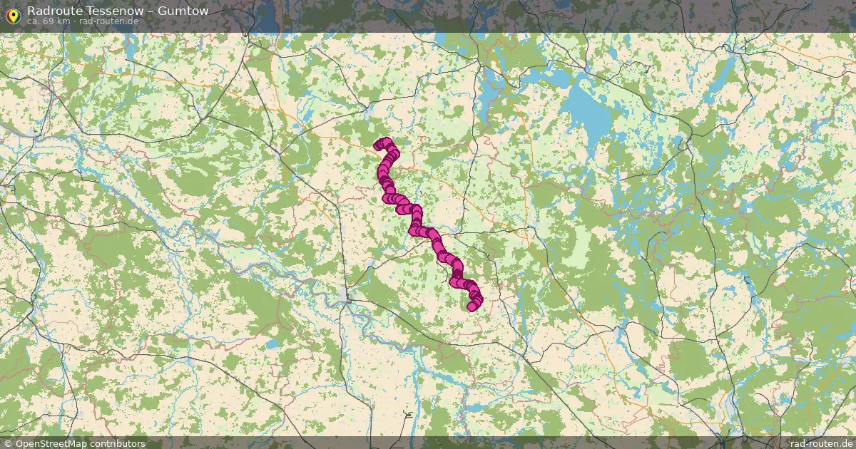 Radtour Tessenow – Gumtow