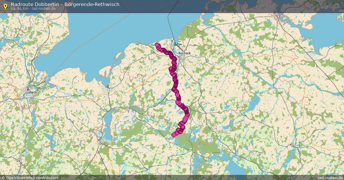 Radtour Dobbertin – Börgerende-Rethwisch