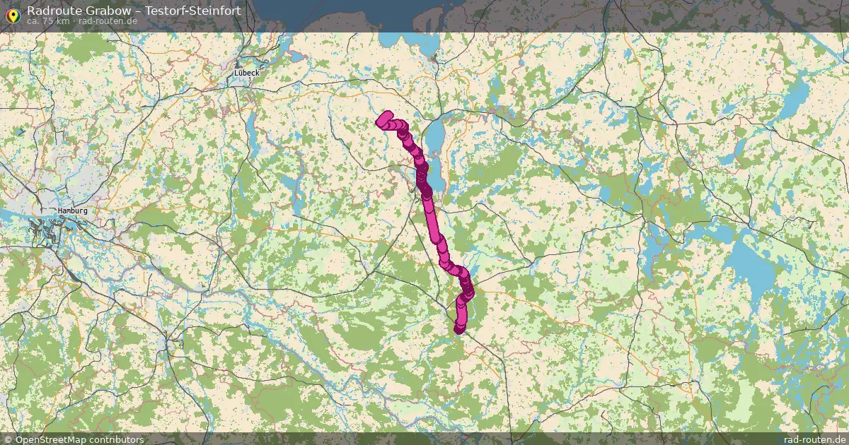 Radtour Grabow – Testorf-Steinfort