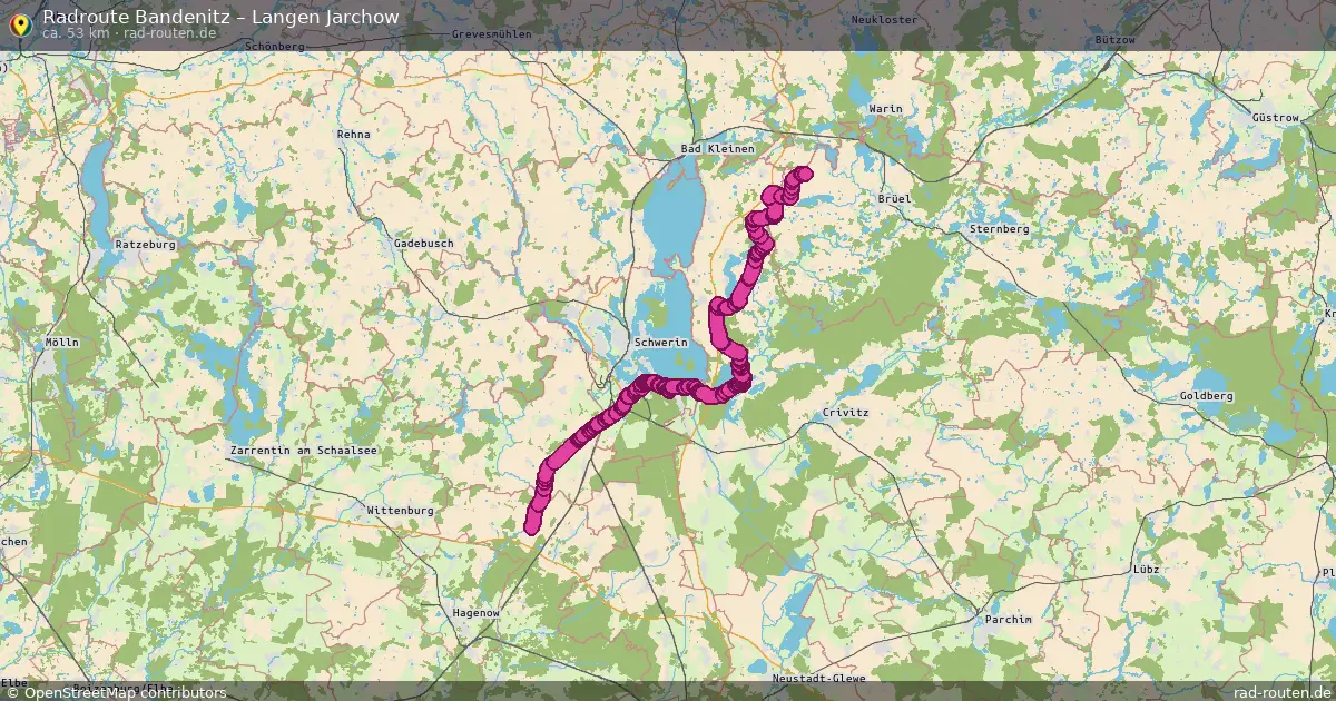 Radtour Bandenitz – Langen Jarchow