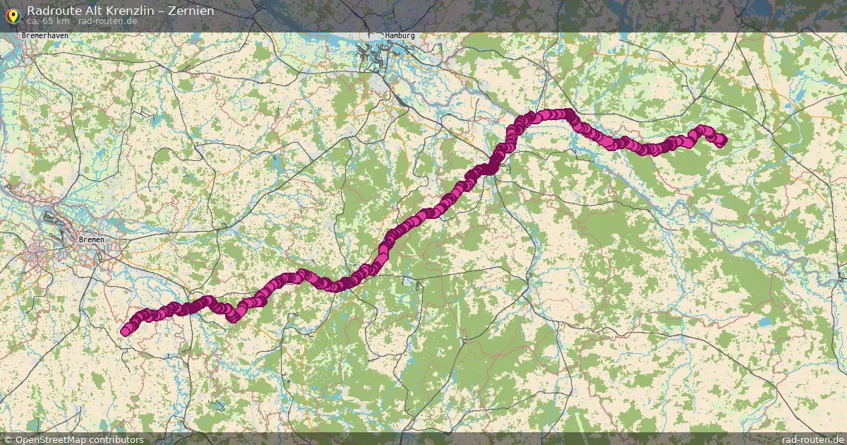 Radtour Alt Krenzlin – Zernien